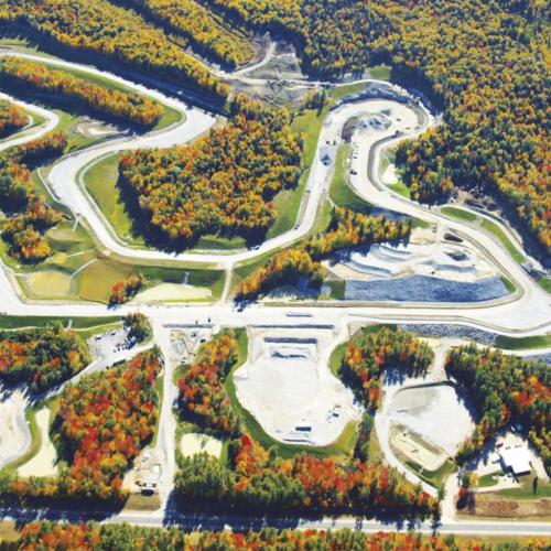 Aerial View Shot Of Club Motorsports Park