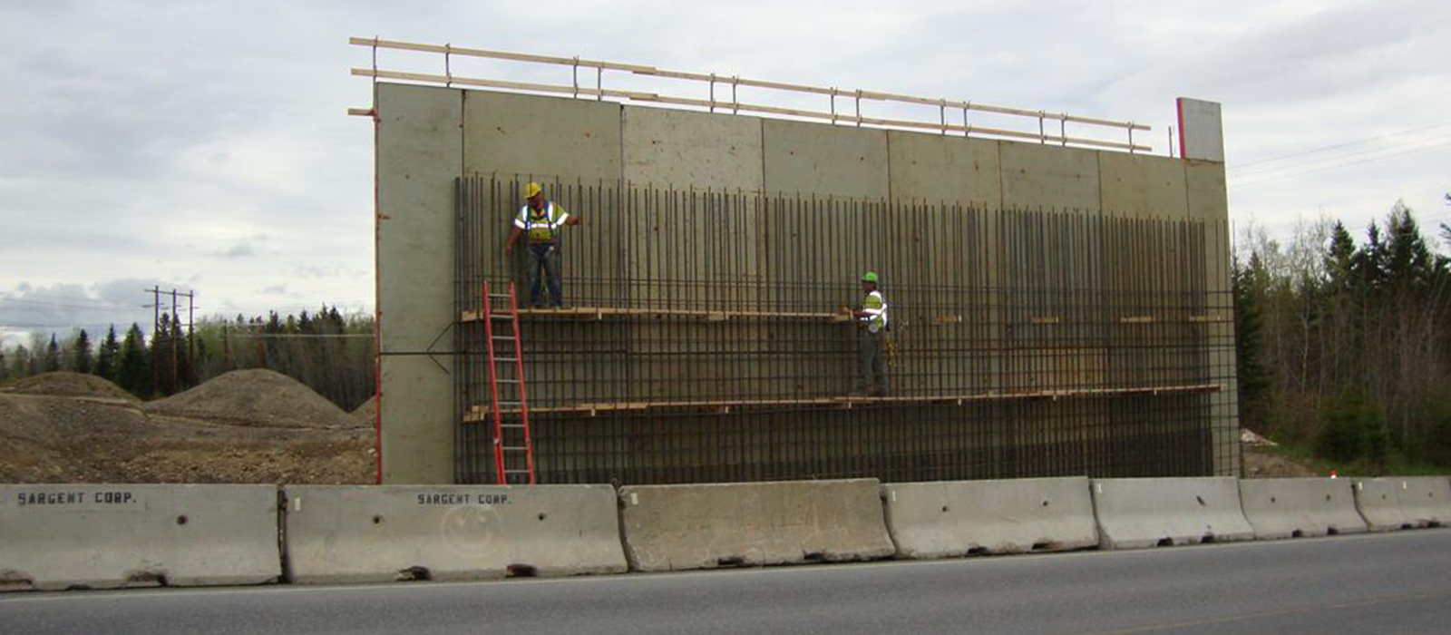 Our Crew On Installing Wall For Caribou Connector Design Build