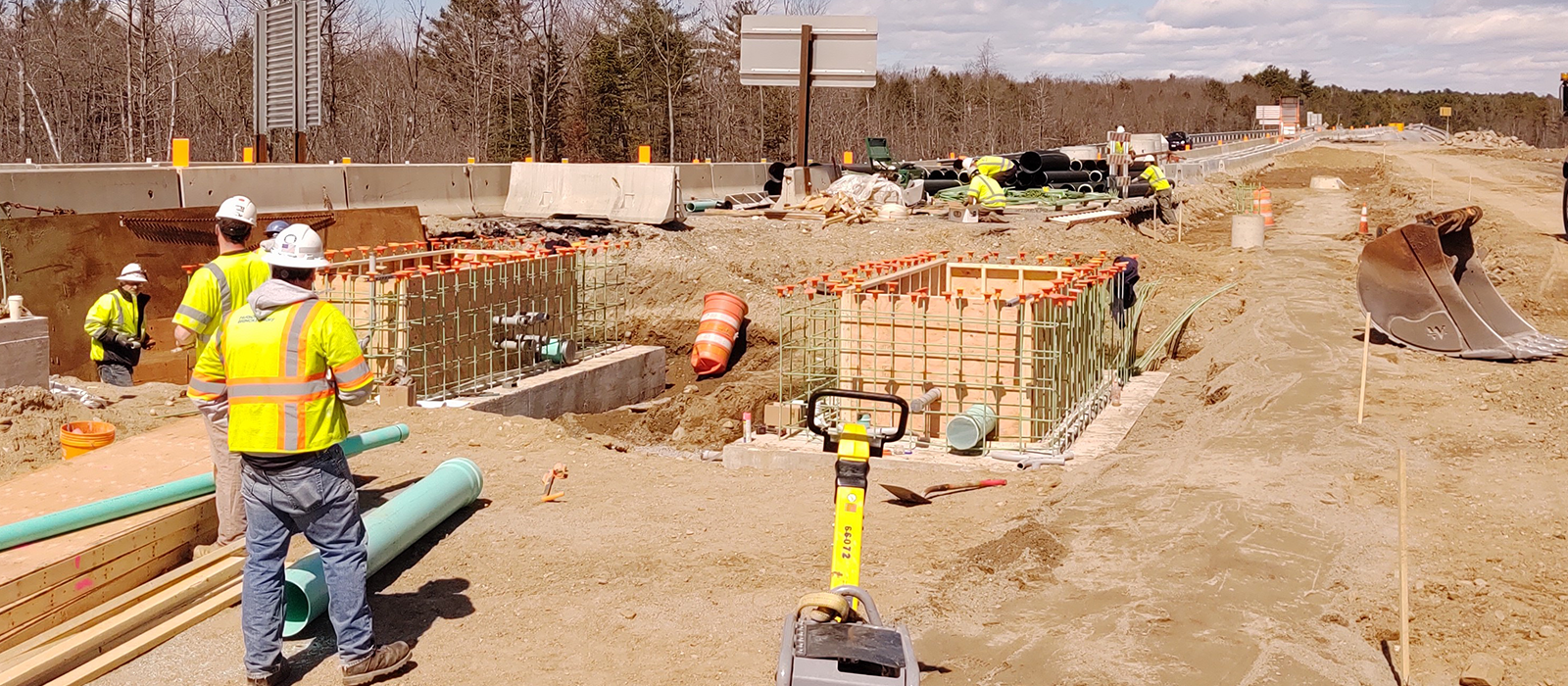 Our Crew Working On Gardiner Over The Road Toll Plaza