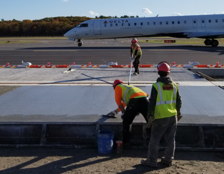 Our Crew Working On Airport Runway Extensions