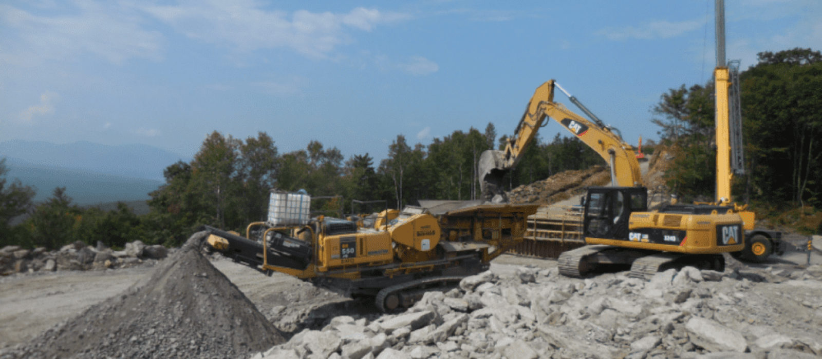 Sargent's Crew Driving And Using Heavy Equipment To Complete Saddleback Wind Farm Project