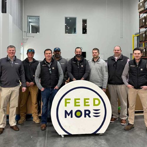 Sargent team donates food to RAMCA.